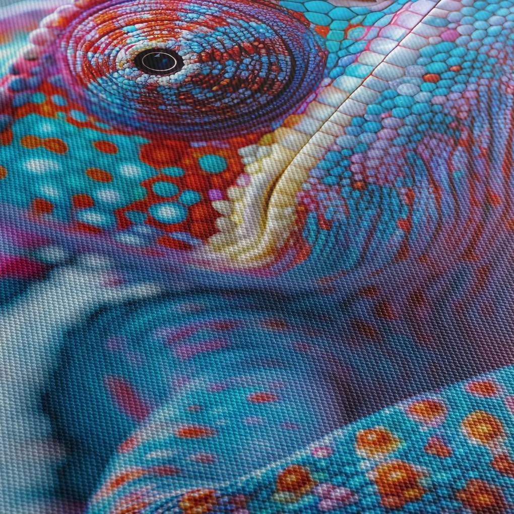 Obraz - Sfarbený chameleón (70x50 cm)