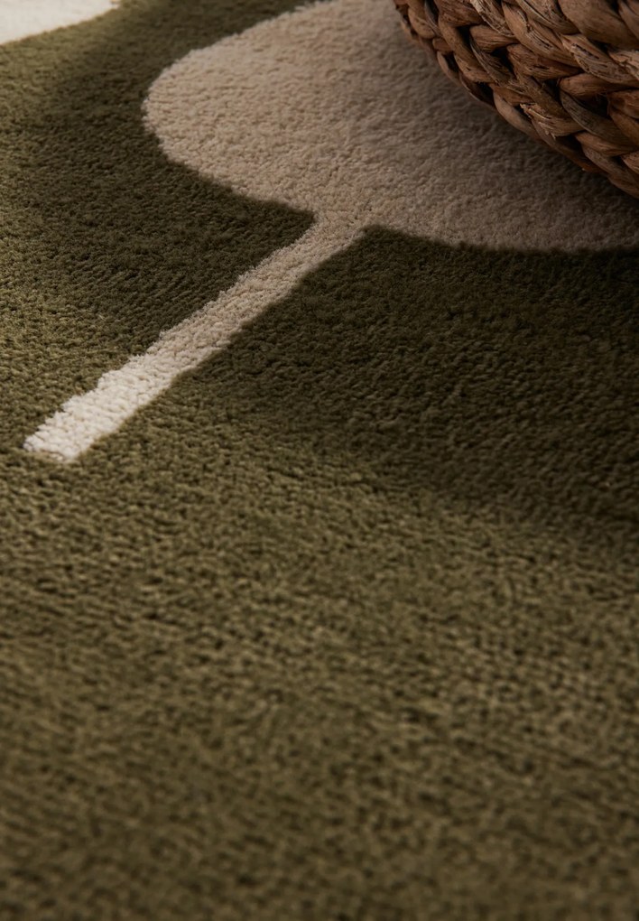 Hanse Home, Detský koberček Adventures 106215 Green Cream, 160x235, zelená, detská izba