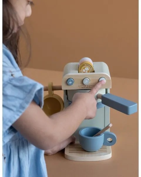 Little Dutch - Detský drevený kávovar s príslušenstvom MINI