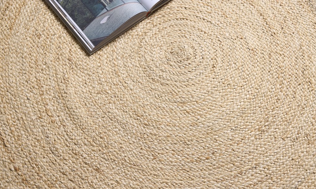 Diamond Carpets India, Ručne viazaný kusový koberec Arcadia SM-01 Natural Multi kruh, 120x120 (priemer) kruh, viacfarebná, chodba / predsieň