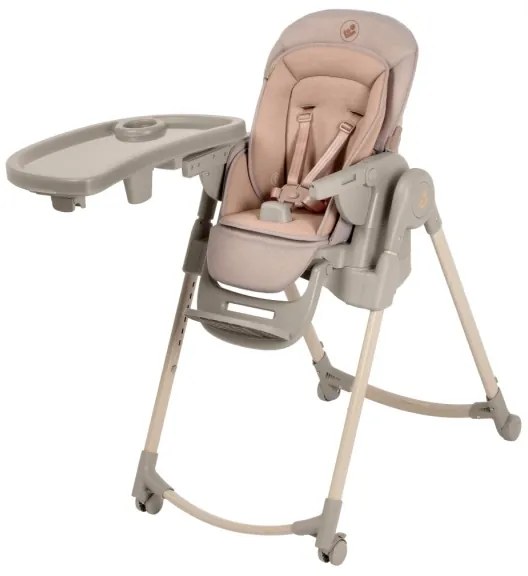 Maxi-Cosi - Detská jedálenská stolička MINLA PLUS béžová/ružová