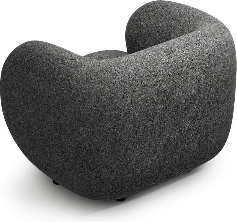 Tmavosivé kreslo Kate – Micadoni