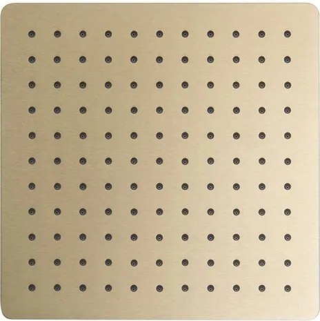 Besco Sprchová hlavica - štvorec Uni S G Zlatá lesk, 30x30 cm