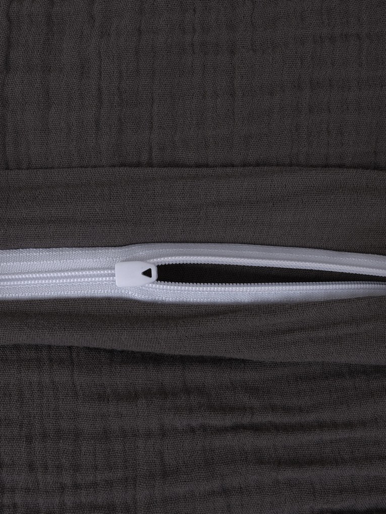 Mušelínové obliečky - Alexia tmavosivá