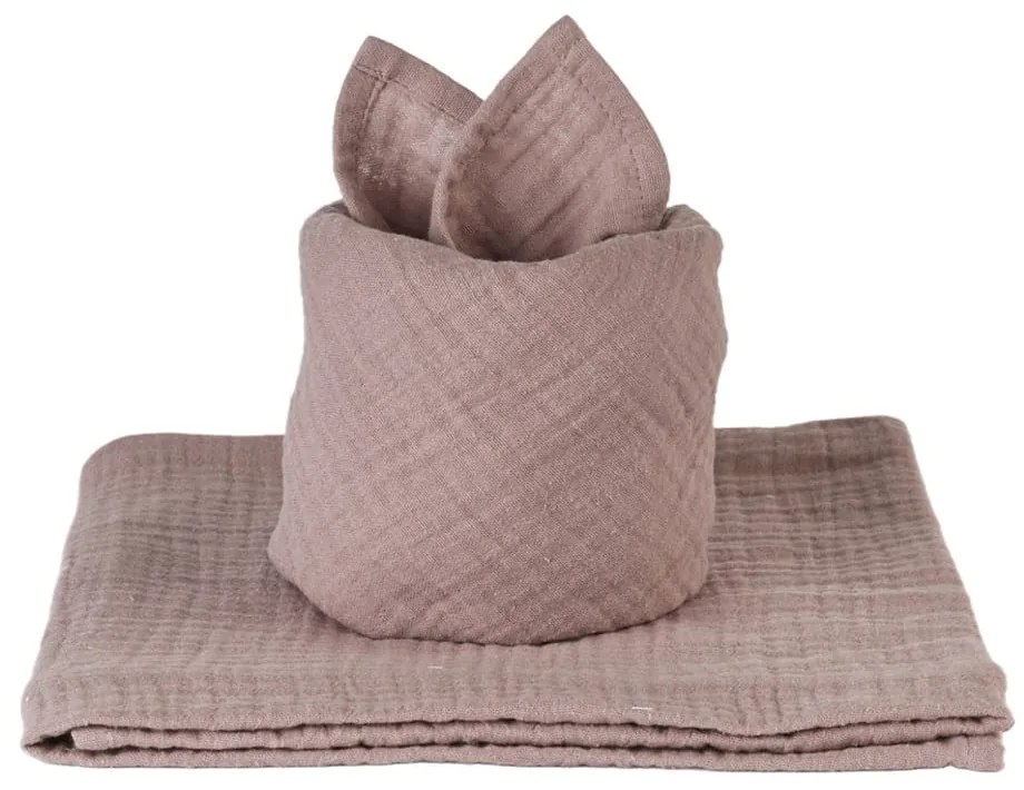Súprava s prebaľovacím pultom mauve