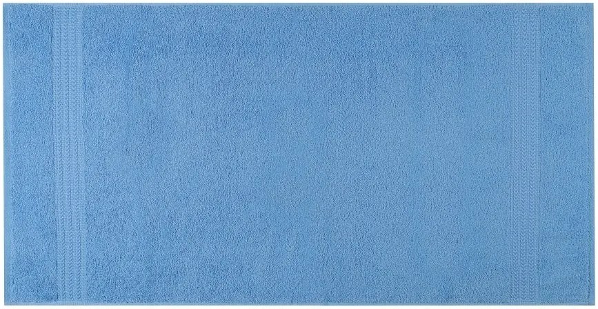 Modrý uterák z čistej bavlny Sky, 50 x 90 cm