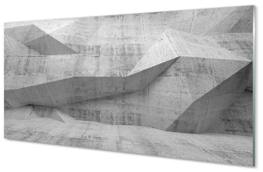 Sklenený obklad do kuchyne Kameň abstrakcie betón 120x60 cm