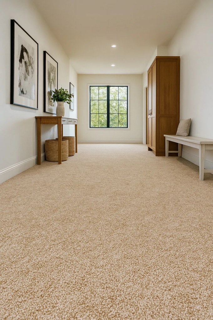Condor Carpets, Metrážny koberec Classica 27, záťažový, na mieru, šíře 4m,5m, béžová, ab (mriežka), chodba / predsieň