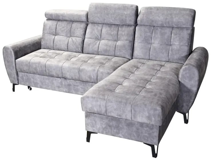 Sedacia súprava Lavante, pravá, sivá (country 17)