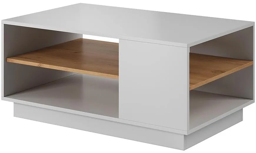 Konferenčný stolík 3d G Biely/Dub kraft zlatá