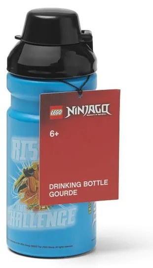 Modrá detská fľaša 390 ml Ninjago – LEGO®