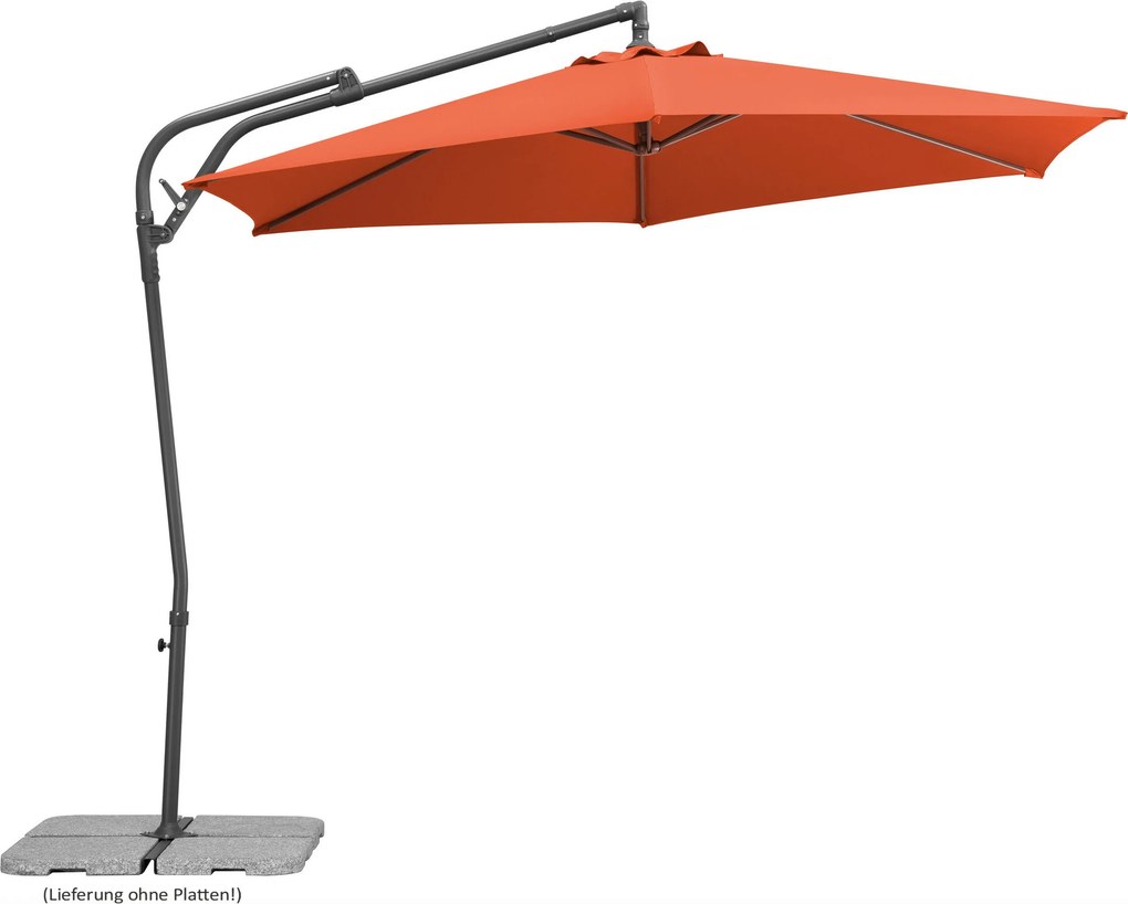 XXXLutz ZÁVESNÝ SLNEČNÍK 278/263/300 cm - Online Only záhrada - 002387023902