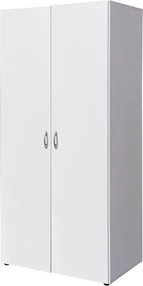 Šatníková skriňa Base, biela
