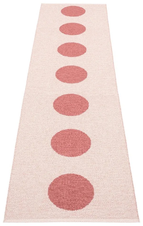 Svetločervený vnútorný a vonkajší behúň 70x280 cm Vera Pop Blush – Pappelina