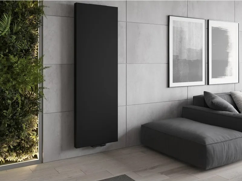 Mexen Flat VS20S, panelový radiátor, 1600x400mm, spodné stredové pripojenie, 794 W, čierna, W6VS20S-160-040-70