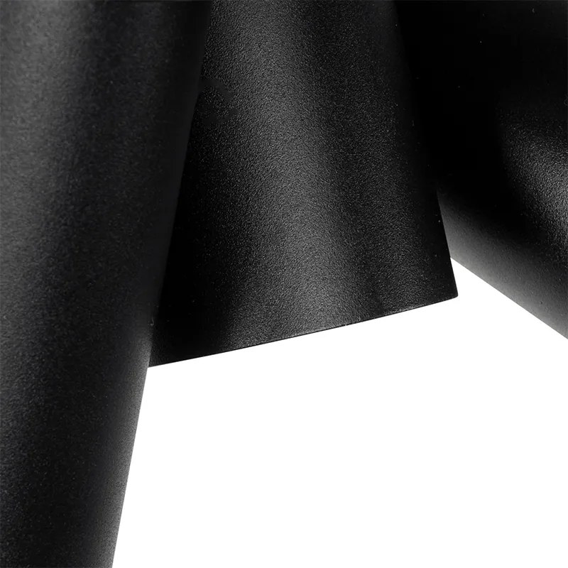 Dizajnové bodové svetlo čierne 2-žiarovkové nastaviteľné - Michael