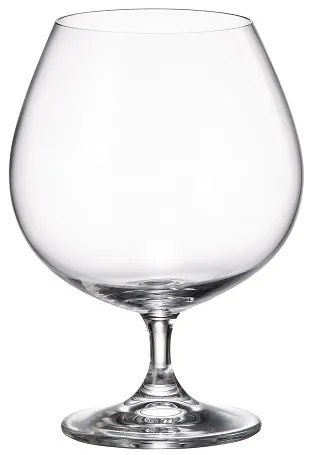 Crystal Bohemia Poháre na koňak Colibri 690 ml 6 ks
