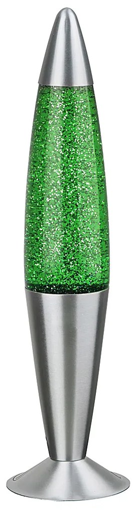 RABALUX Dekoračná lávová lampa GLITTER, zelená