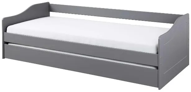 Inter Link Výsuvná detská posteľ Leonie (sivá, 90 x 200 cm)  (100394248)