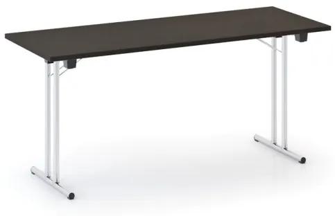 Skladací konferenčný stôl Folding, 1800x800 mm, wenge