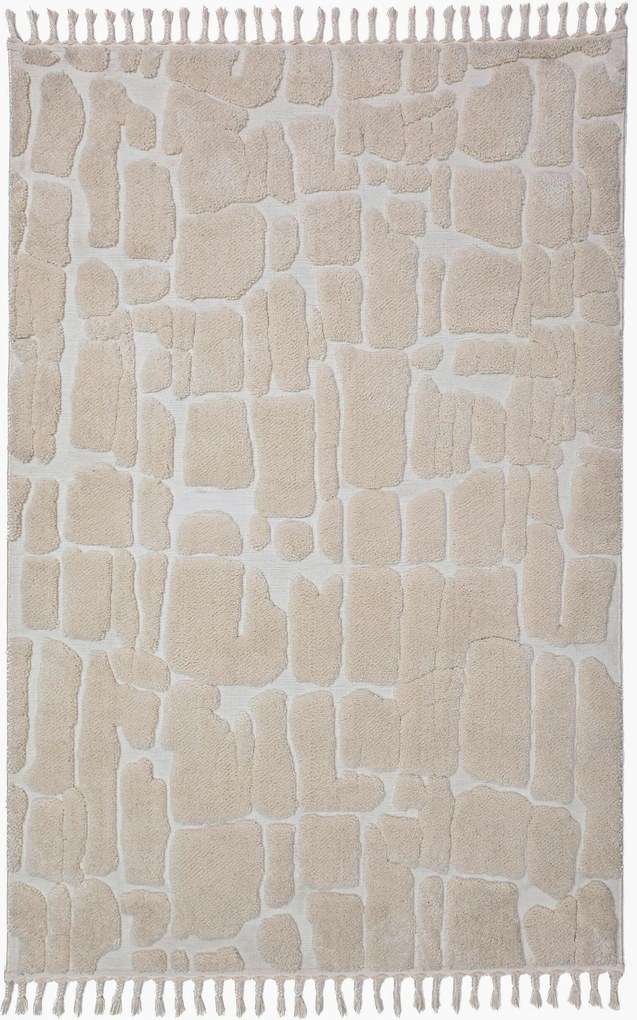 XXXLutz KOBEREC S VYSOKÝM VLASOM, 133/190 cm krémová Flair Rugs - Online Only bytové doplnky - 003165048201