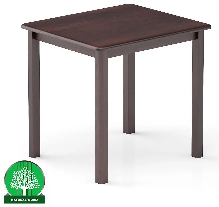 Stôl borovica ST104-100x75x70 orech