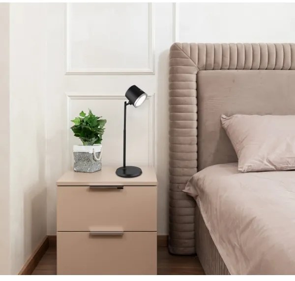 Globo 58454B - LED stmievateľná dotyková stolná lampa MEEYA LED/6W/3,7V čierna