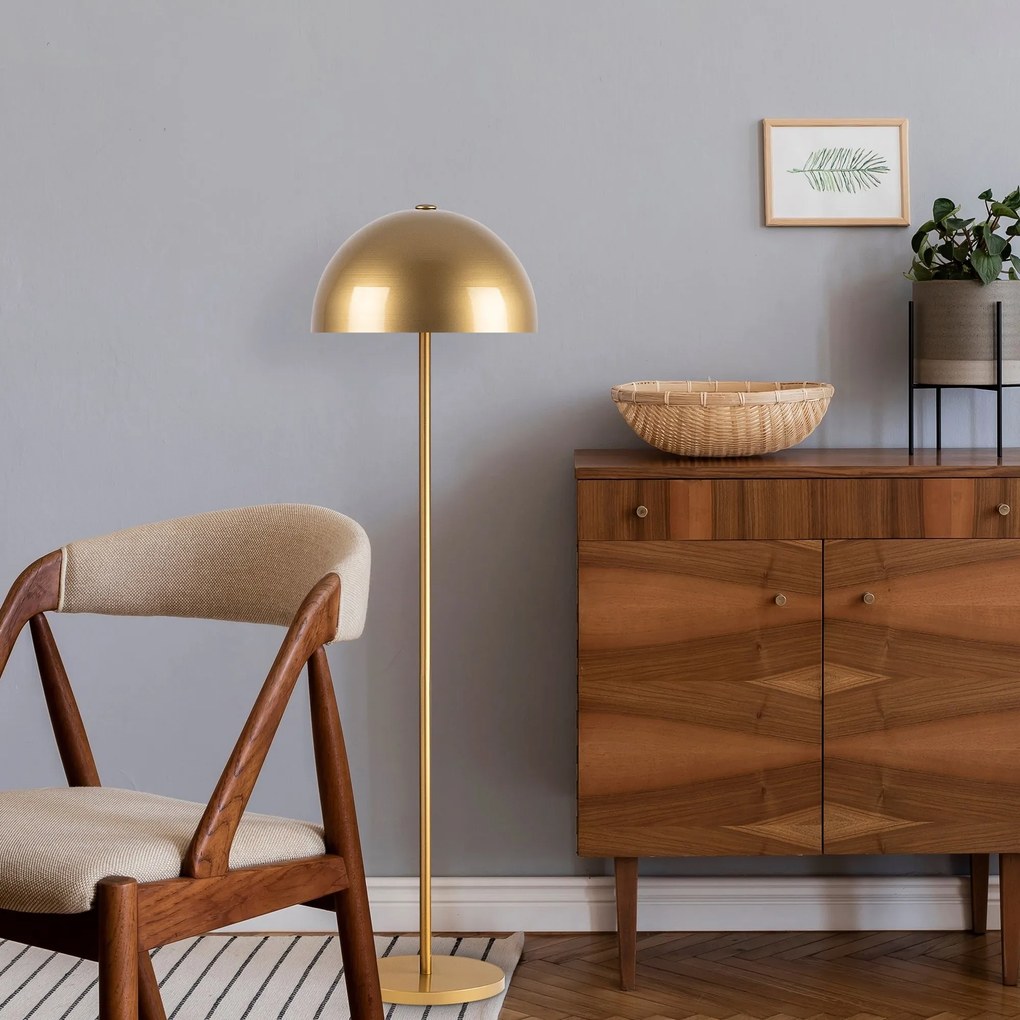 Stojacia lampa Mixed zlatá