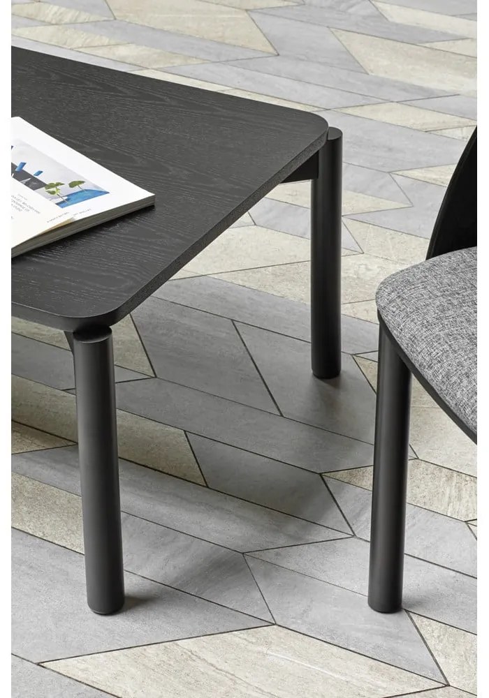 Čierny konferenčný stolík Teulat Atlas, 110 x 60 cm