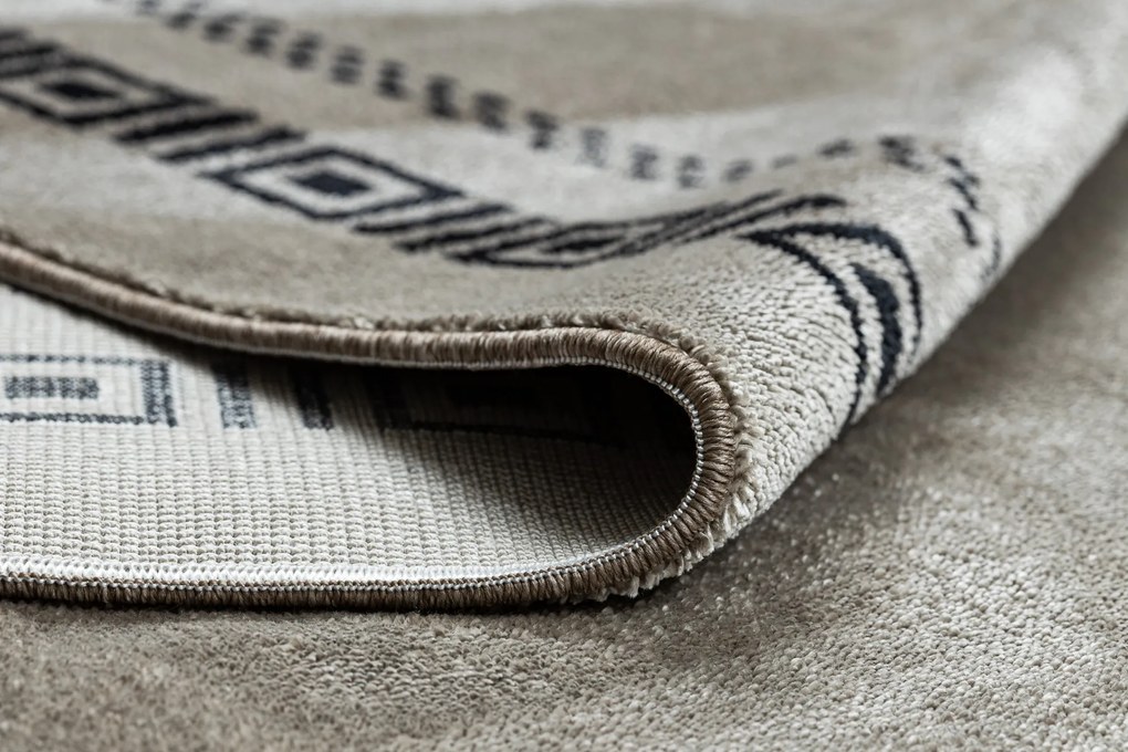 Koberec AMOUR 53098A béžovo/ čierny- grécky