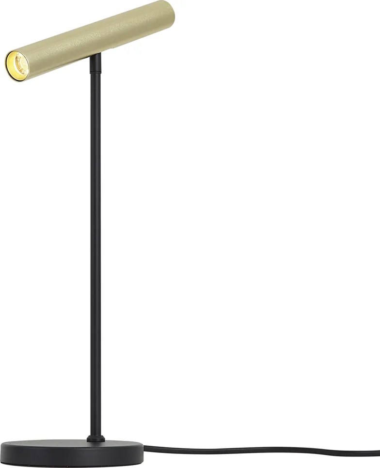 Moderná stolná lampa zlatá vrátane LED s dotykovým stmievačom - Neva