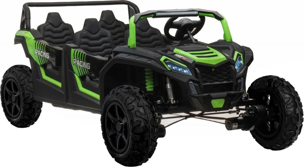 Ramiz 4-miestna bugina ATV RACING UTV2000 s lítium-iónovou batériou zelená