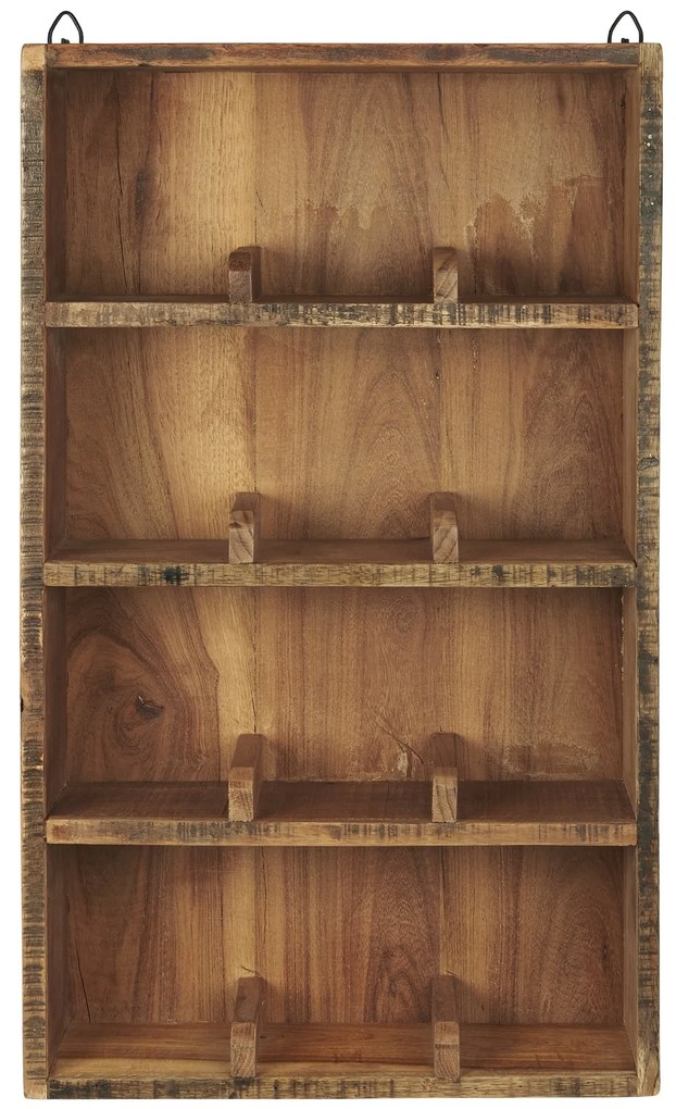 Ib Laursen Nástenná polica 12 Rooms Recycled Wood