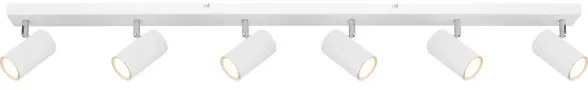 Globo 57911-6DW - Bodové svietidlo ROBBY 6xGU10/35W/230V biela
