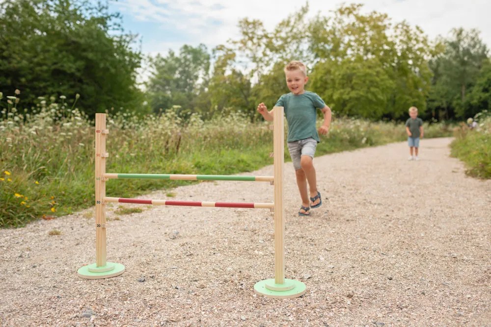 Drevená atletická prekážka - trénujte skoky