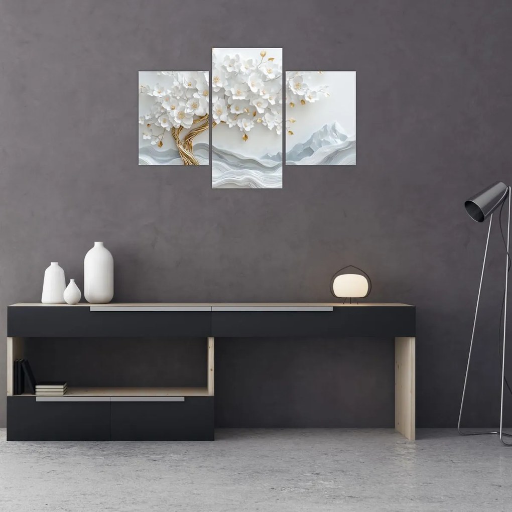 Obraz – 3D elegantný strom života (90x60 cm)