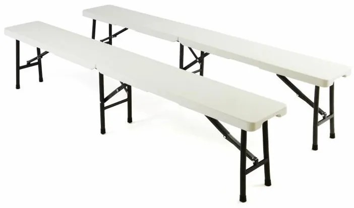 Garthen 2219 Skladacia kempingová lavica, 2 ks