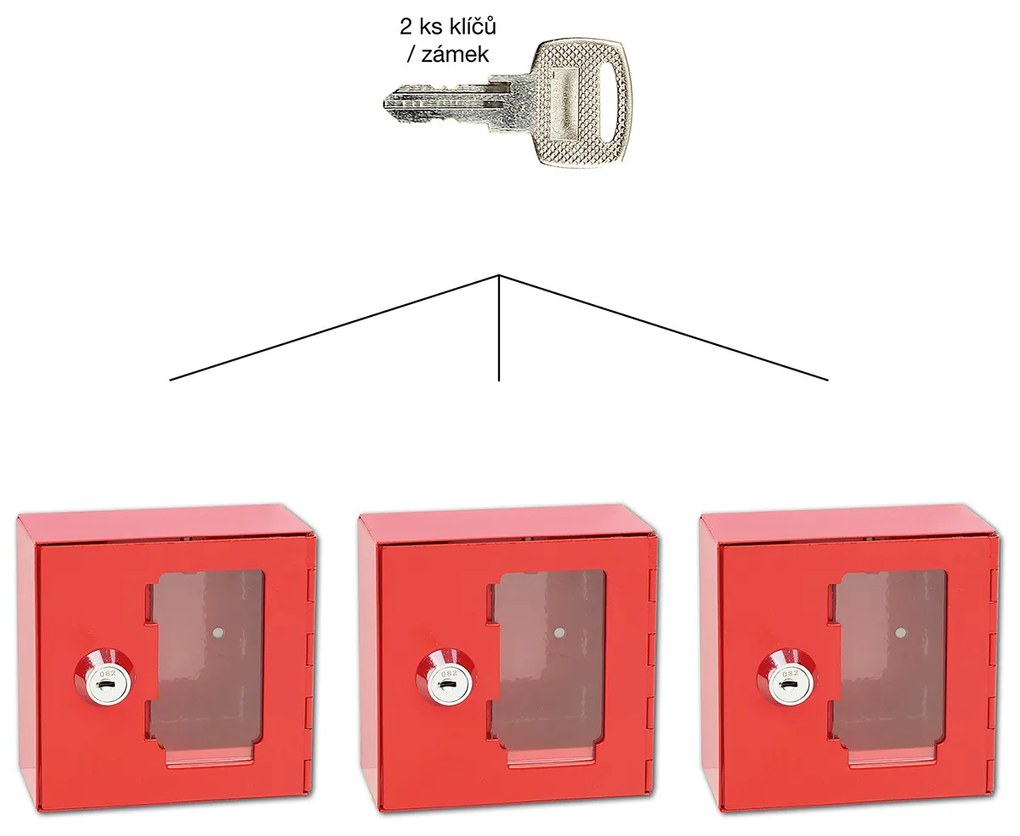 Richter Požiarna oceľová skrinka TS.1010.G.SU