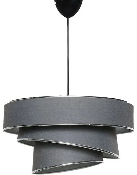 Závesný luster Couper - Anthracite, strieborná