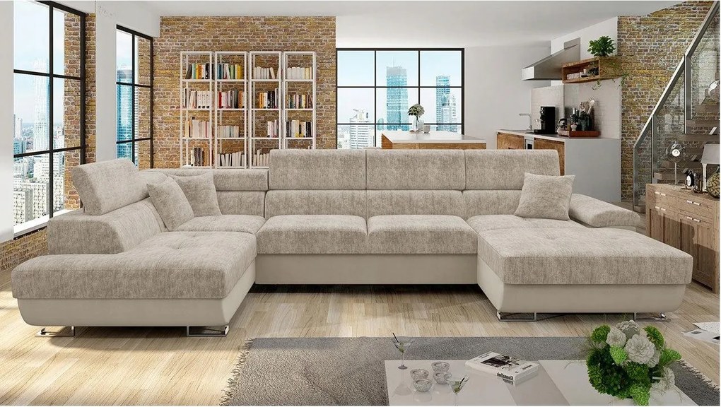 Rohová sedacia súprava Teagan (L) (Venus Velvet 2927 Miu 2041)