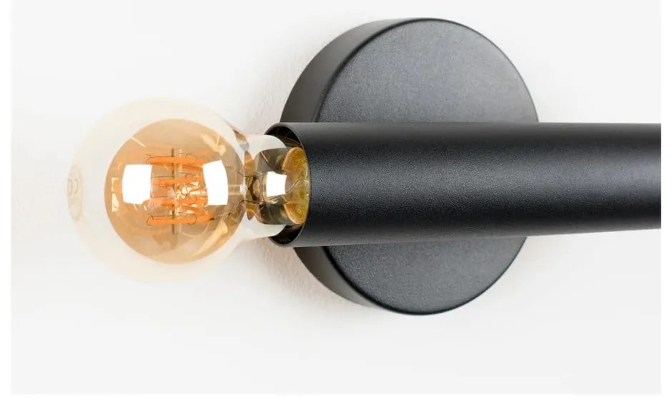 Čierne nástenné svietidlo Hawk - Zuiver