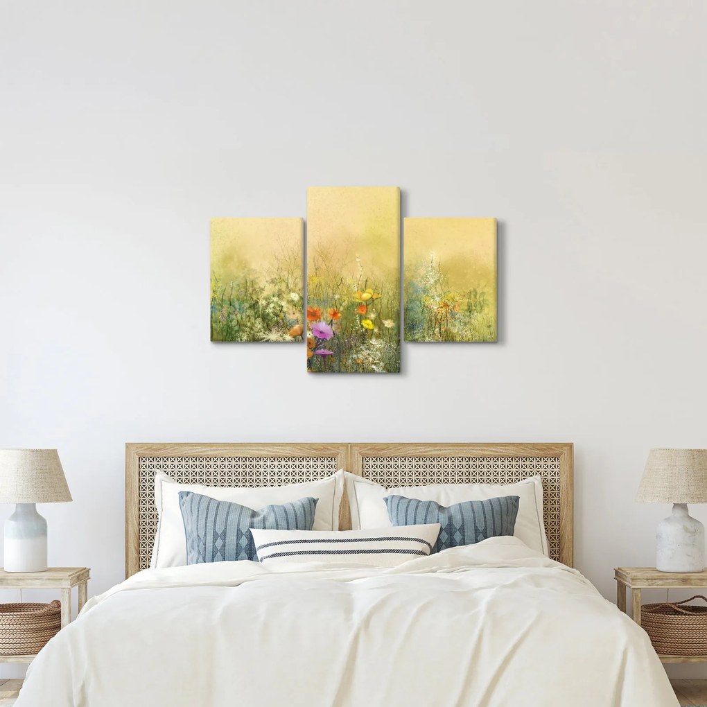 Obraz - Maľovaná lúka (90x60 cm)