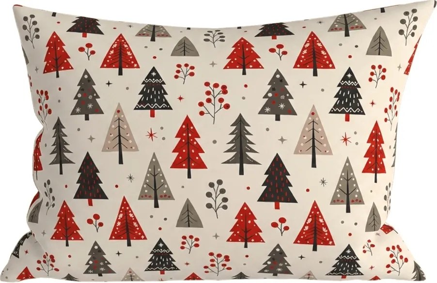 Obliečka na vankúš z mikrovlákna MERRY TREE 70x90 cm, farebný