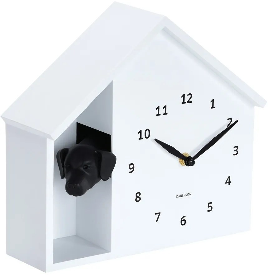 Nástenné hodiny Peeking Doggy – Karlsson