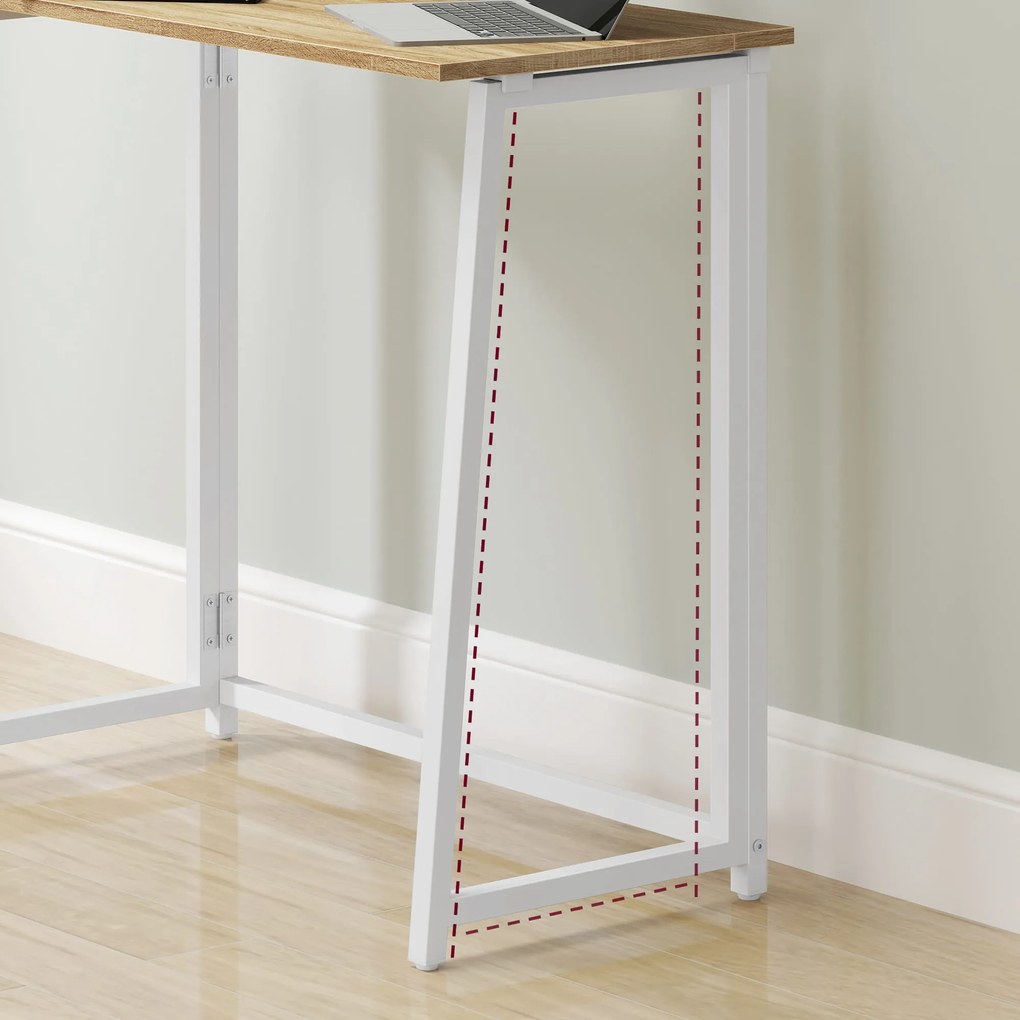 Set do pracovne ZARIMO stôl 80x40 cm biely + kreslo AVOLA VELVET vínové