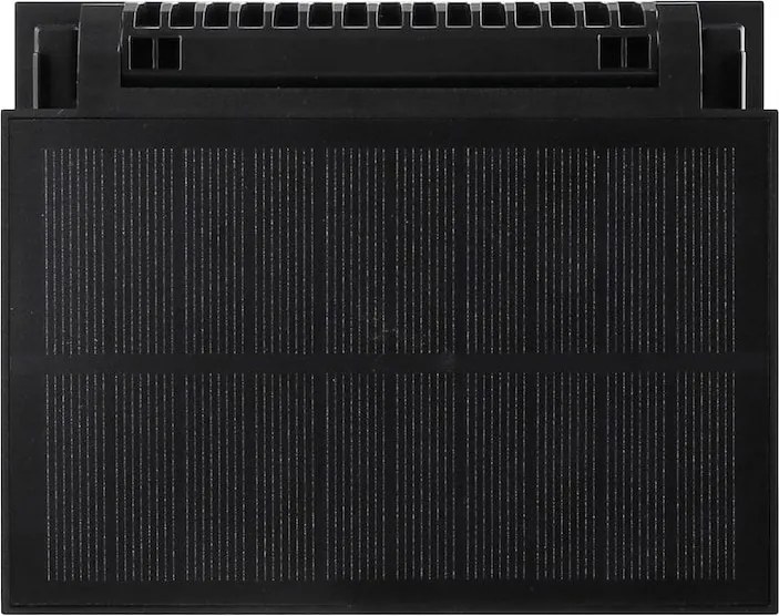 Exteriérové solárne nástenné LED svietidlo Fuji, 1x LED 8w, čierna, pohybový senzor