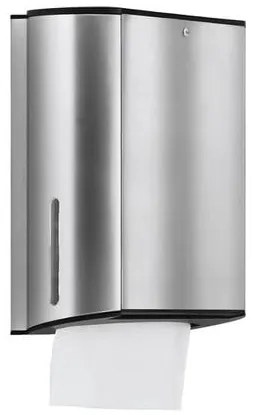 Zásobník na skladané uteráky Keuco Plan chróm / čierna 14985010000