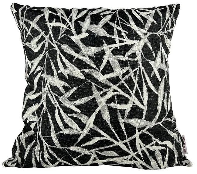 Obliečka Willow čierna 45x45 Merkury Home