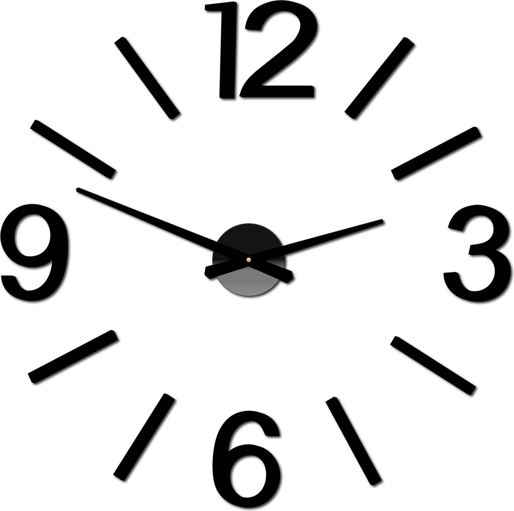 SENTOP | Nalepovacie nástenné hodiny do obývačkay | SENTOP X0067-Wall clock 2D HEU+ analógové