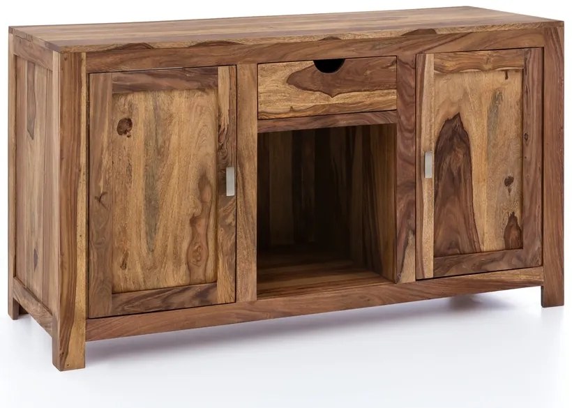 Luxusná drevená skrinka pod umývadlo z masívu Pure Sheesham 130cm